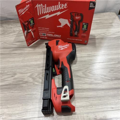 AS-IS Milwaukee 12-Volt Lithium-Ion Cordless Cable Stapler (Tool-Only)