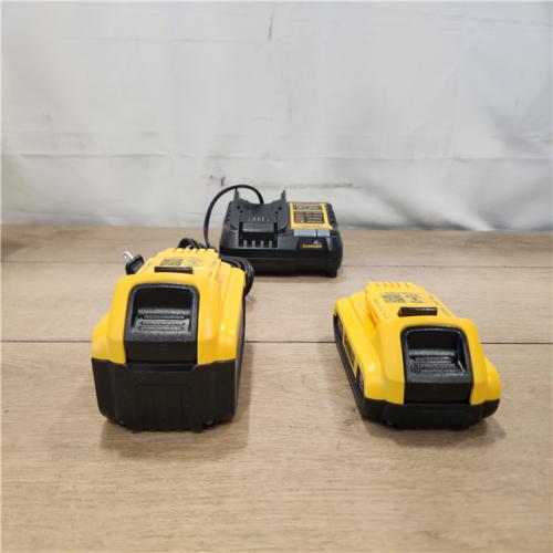 AS-IS- DEWALT 20V MAX Lithium-Ion Battery Kit with 5.0Ah and 2.0Ah Battery and Charger