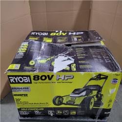 CALIFORNIA AS-IS RYOBI 30 80V SELF-PROPELLED MULTI- BLADE MOWER KIT
