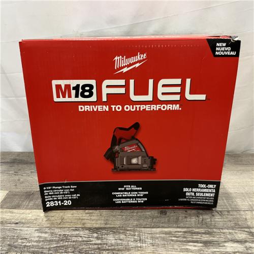 NEW - Milwaukee FUEL 18V Lithium-Ion Cordless Brushless 6-1/2 in. Plunge Cut Track Saw (Tool-Only)