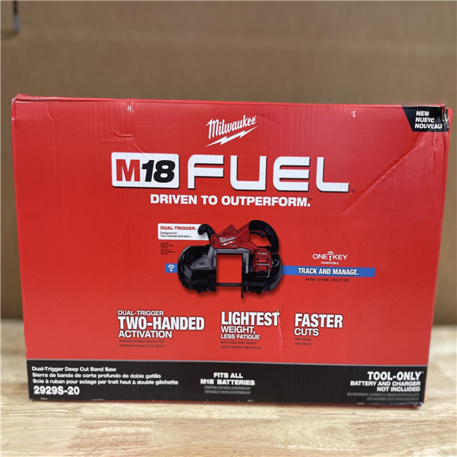 DALLAS LOCATION- LIKE NEW! Milwaukee M18 FUEL 18V Lithium-Ion Brushless Cordless Deep Cut Dual Trigger Band Saw with ONE-KEY (Tool-Only)