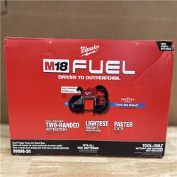 DALLAS LOCATION- LIKE NEW! Milwaukee M18 FUEL 18V Lithium-Ion Brushless Cordless Deep Cut Dual Trigger Band Saw with ONE-KEY (Tool-Only)