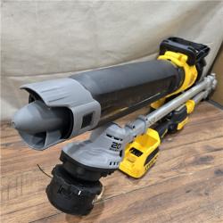 AS-IS DEWALT 20V MAX Cordless Battery Powered String Trimmer & Blower Combo Kit with (1) 4 Ah Battery & Charger