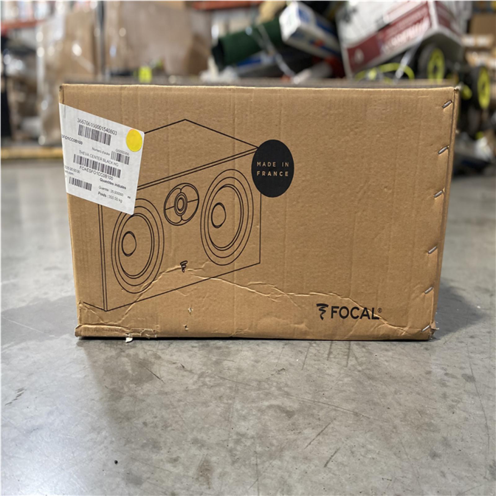 DALLAS LOCATION- NEW!- Focal Theva 2-Way Center Speaker in Black