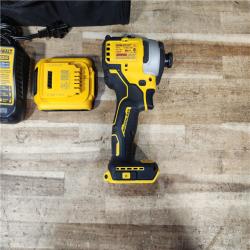 HOUSTON LOCATION - AS - IS DEWALT Atomic 20V Max Lithium-Ion Brushless Cordless Compact 1/4 in. Impact Driver Kit