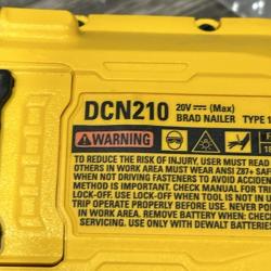 AS-IS DEWALT 20V MAX XR 18 Gauge Cordless Brad Nailer (Tool Only)