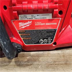 HOUSTON LOCATION - AS-IS Milwaukee M18 FUEL 9 Cut-Off Saw with ONE-KEY (TOOL ONLY)