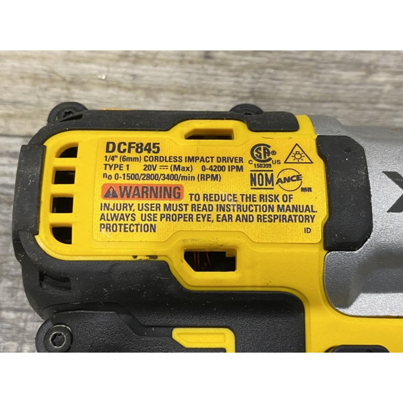 AS-IS DEWALT 20-Volt Maximum XR Lithium-Ion Cordless Brushless 1/4 in. 3-Speed Impact Driver Kit