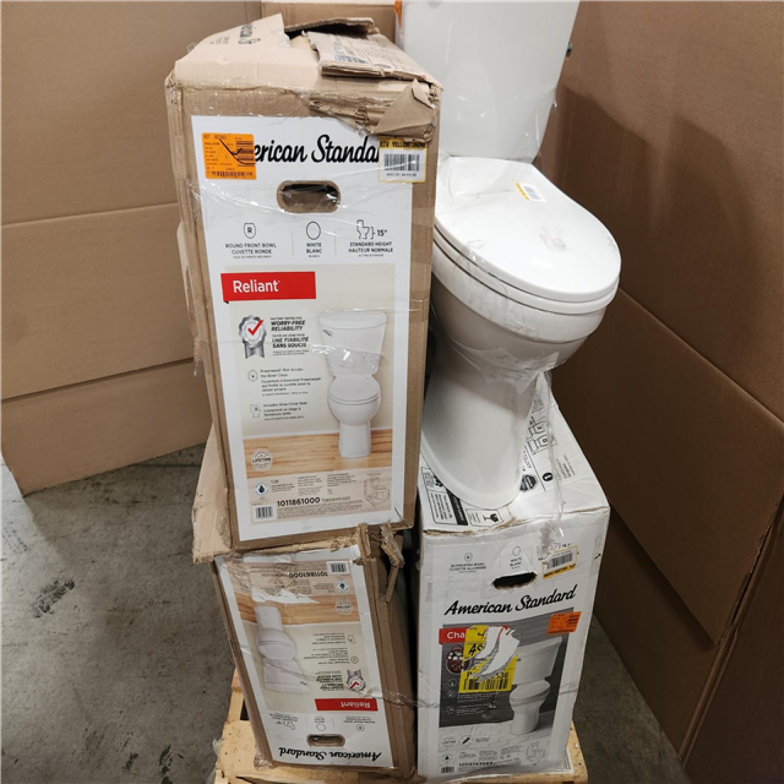 Phoenix AS-IS Mixed American Standard Toilet Pallet (6 Toilets)