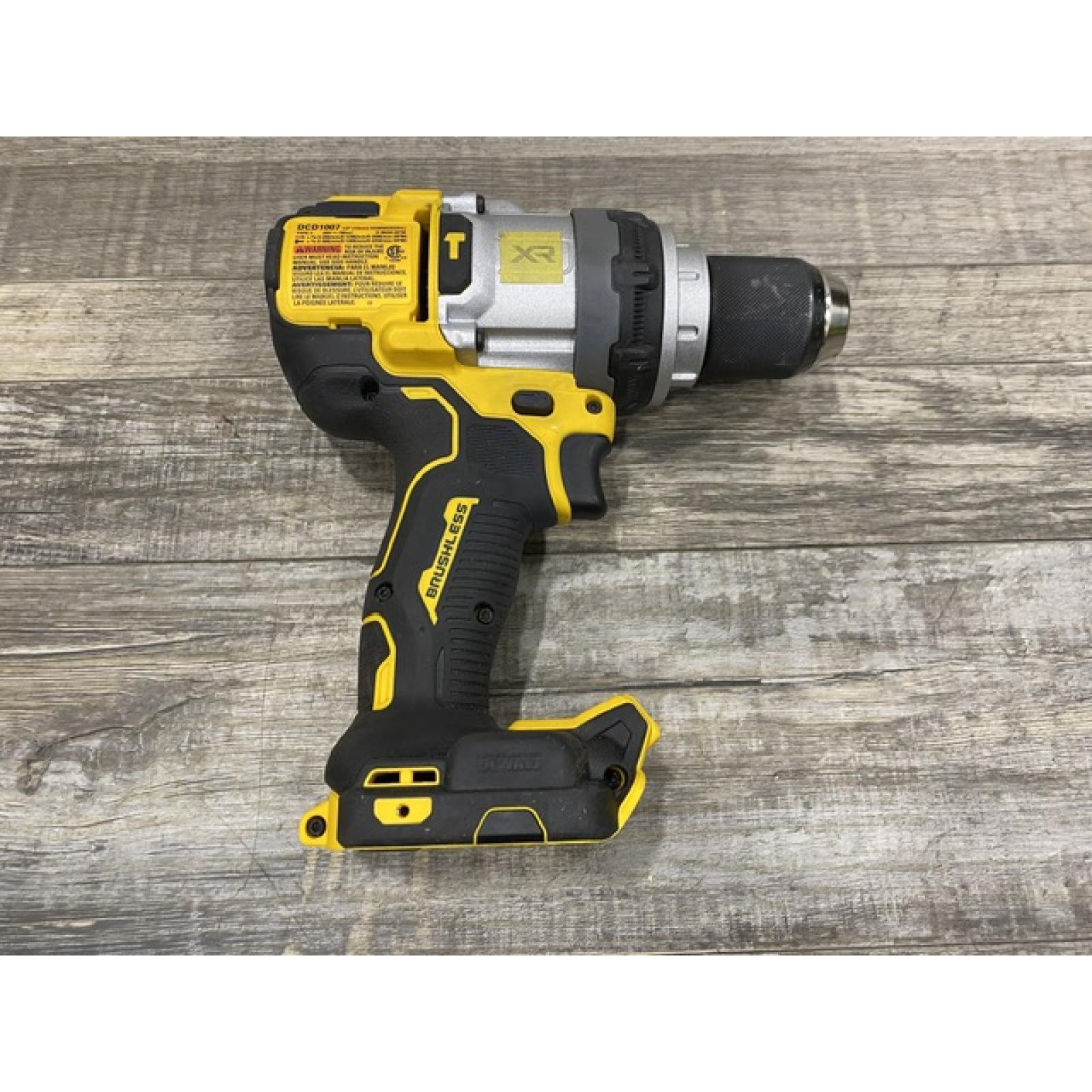 AS-IS DEWALT 20V MAX Brushless Cordless 1/2 3-Speed Hammer Drill (Tool-Only)