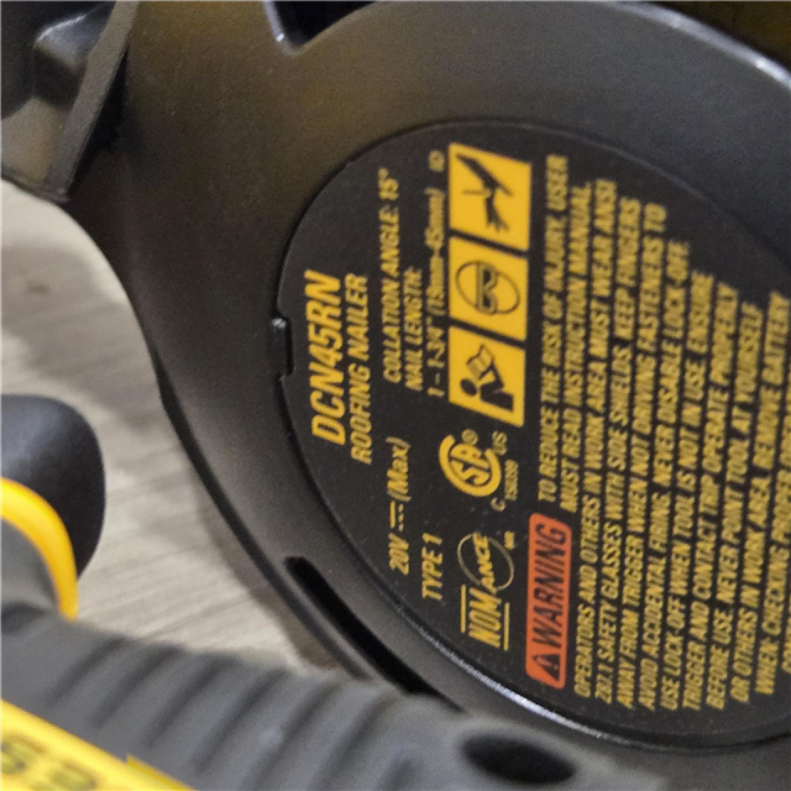 AS-IS DEWALT Roofing Nailer Cordless Kit