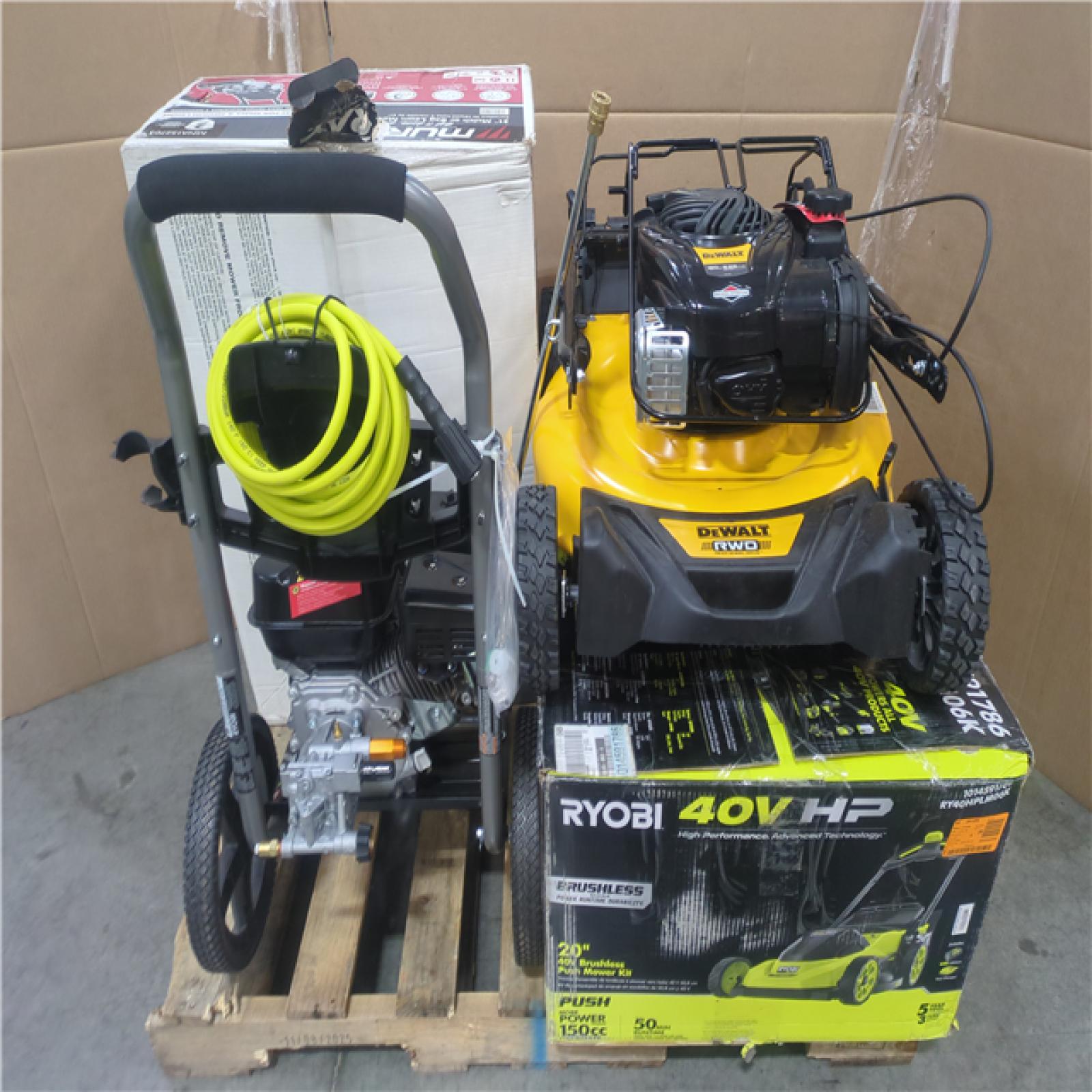CALIFORNIA AS-IS OUTDOOR POWER EQUIPMENT
