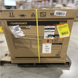 DALLAS LOCATION - Husky 52 in. W x 25 in. D Standard Duty 9-Drawer Mobile Workbench Tool Chest with Solid Wood Top in Gloss Black