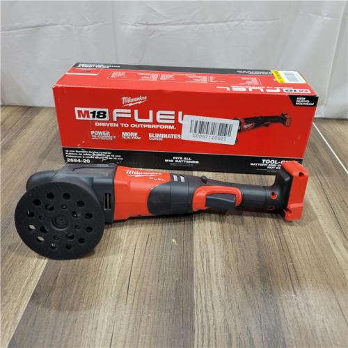 AS-IS Milwaukee M18 FUEL18V Lithium-Ion Brushless Cordless 15MM DA Polisher (Tool-Only)