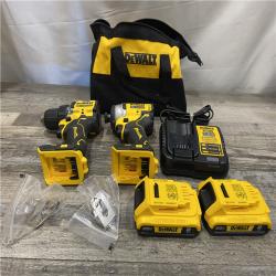 AS-IS DEWALT ATOMIC 20-Volt MAX Lithium-Ion Cordless Combo (2-Tool) Kit