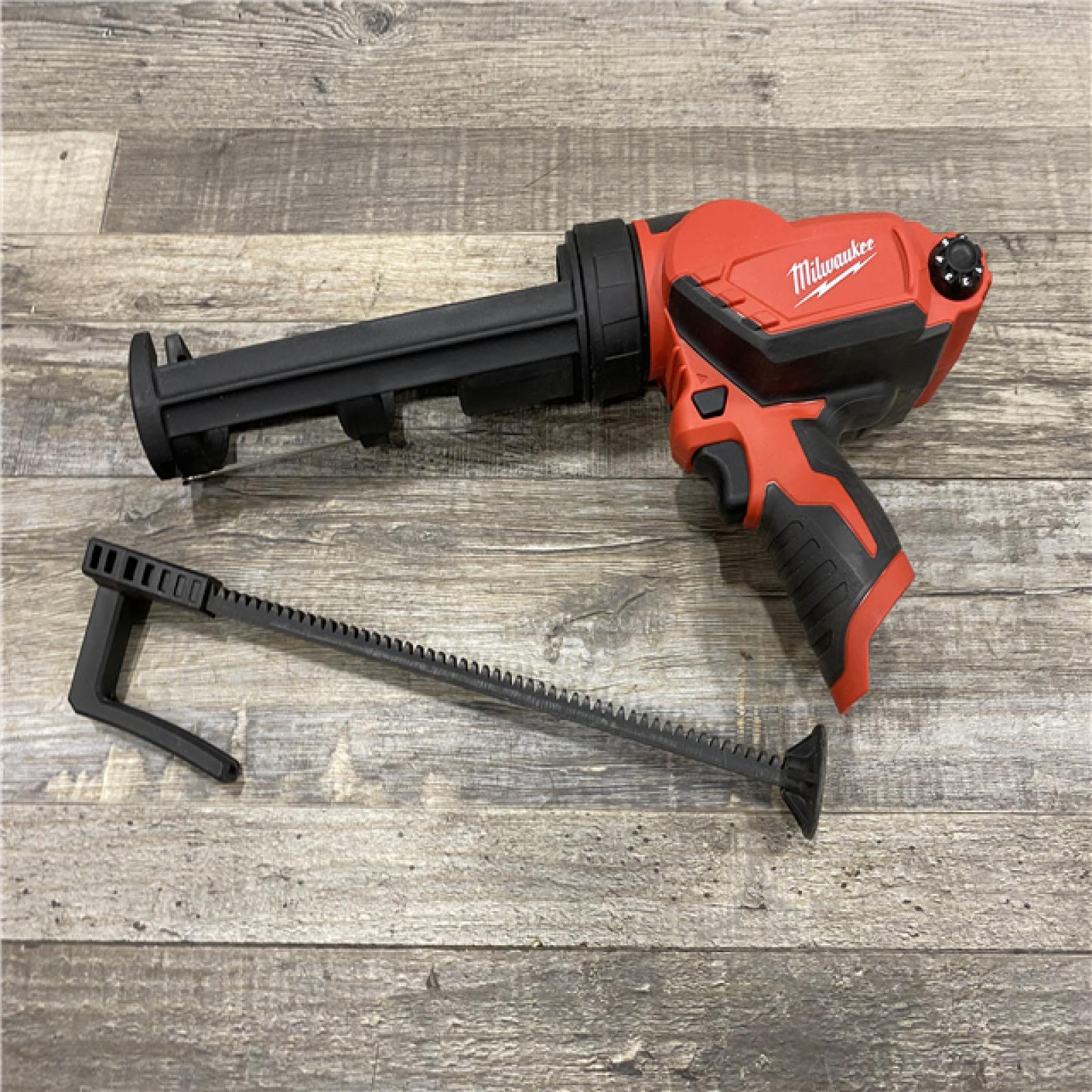 AS-IS Milwaukee 12V Lithium-Ion Cordless 10 oz. Adhesive and Caulk Gun (Tool-Only)