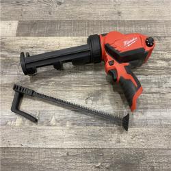 AS-IS Milwaukee 12V Lithium-Ion Cordless 10 oz. Adhesive and Caulk Gun (Tool-Only)