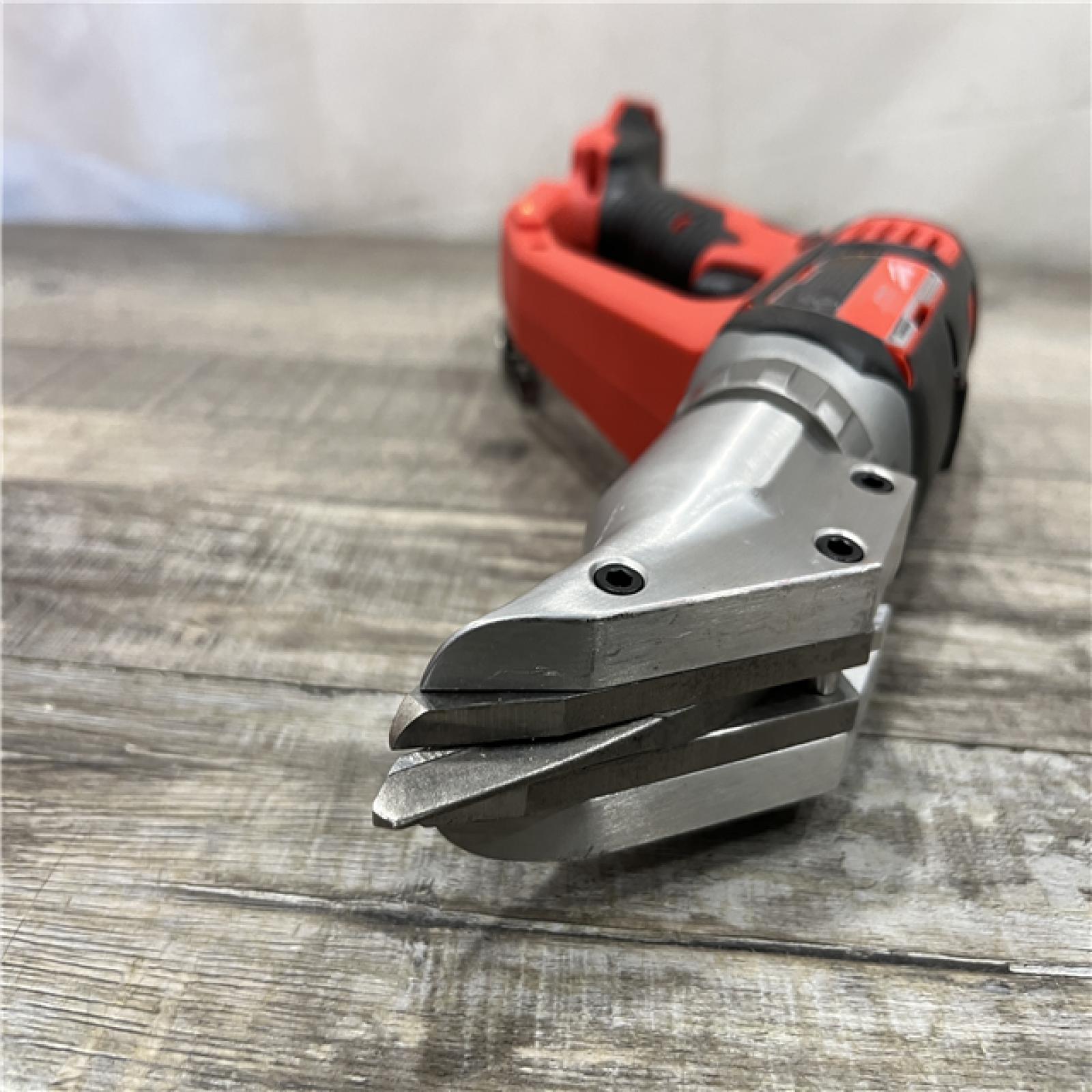 AS-IS Milwaukee 18-Volt Lithium-Ion Cordless 18-Gauge Double Cut Metal Shear (Tool-Only)