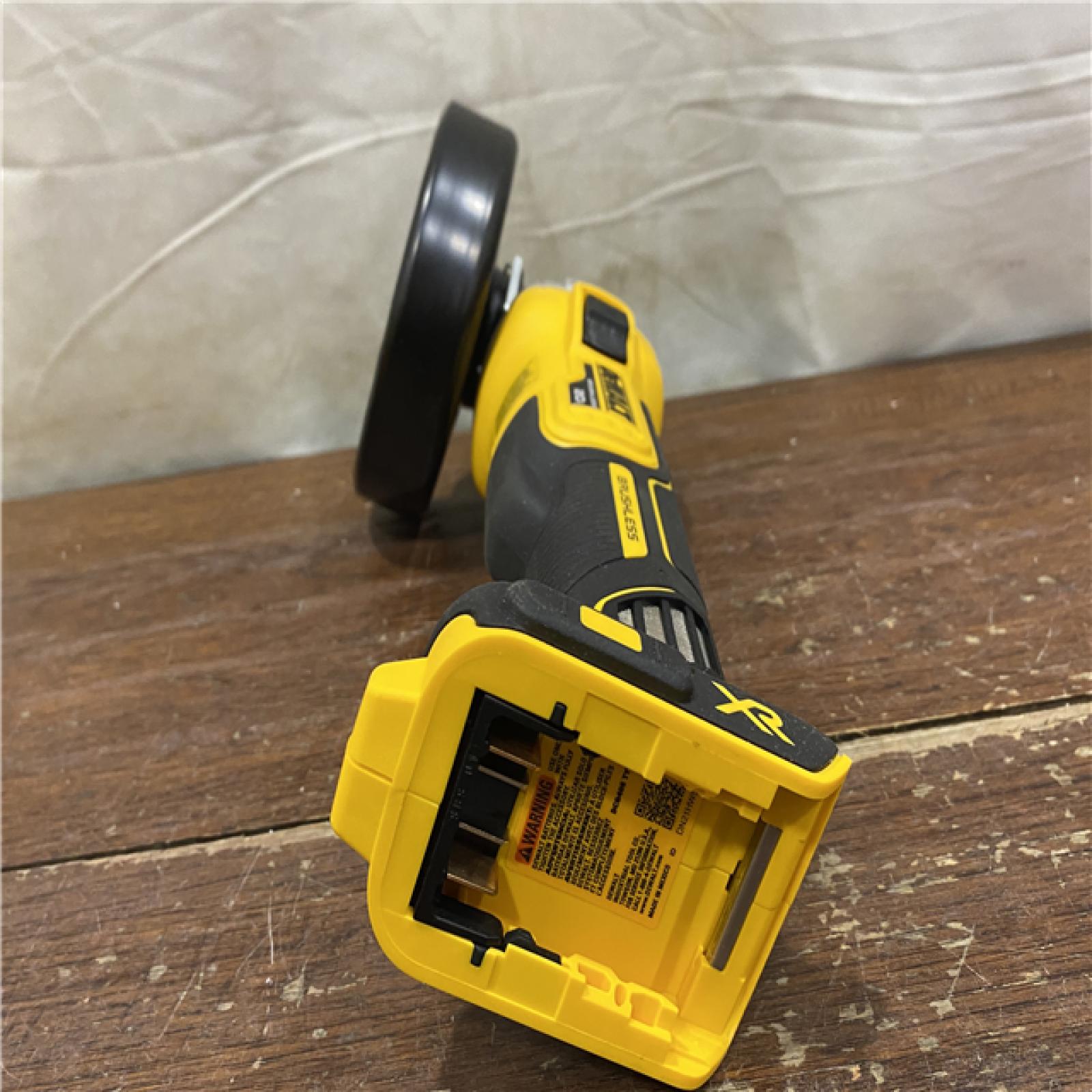 AS-IS DeWalt DCG405B 20V Max XR 4.5-Inch Slide Switch Small Angle Grinder (Tool Only)