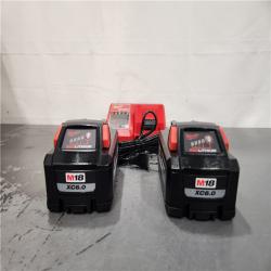 AS-IS- Milwaukee M18 Red Lithium High Output XC6.0 System Starter Kit