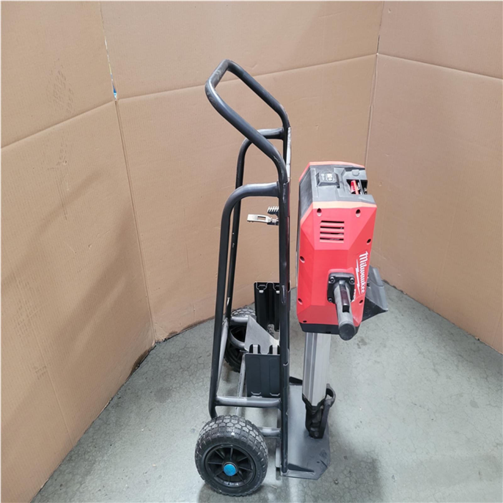 CALIFORNIA AS-IS MILWAUKEE MX FUEL JACK HAMMER WITH STAND