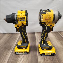 AS-IS - DEWALT ATOMIC 20-Volt MAX Lithium-Ion Cordless Combo Kit (2-Tool)