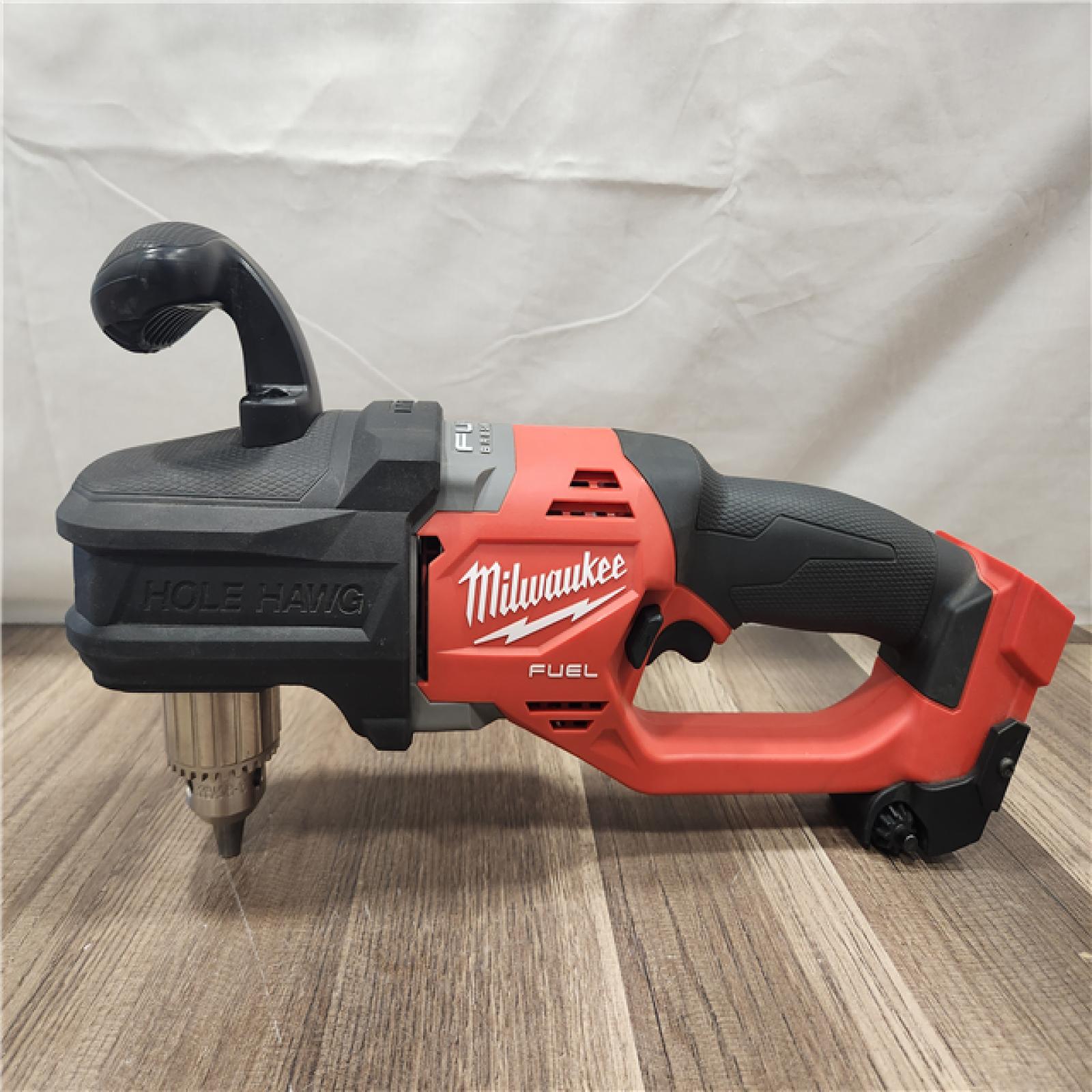 AS-IS- Milwaukee M18 18V Fuel Hole Hawg 1/2  Right Angle Drill (Tool-Only)