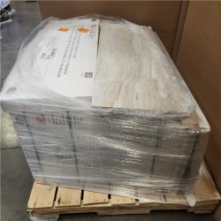 Phoenix Daltile St. Clamont Ivory Marble 15 in. x 30 in. Glazed Porcelain Floor and Wall Tile (245 sq. ft./15 Case)