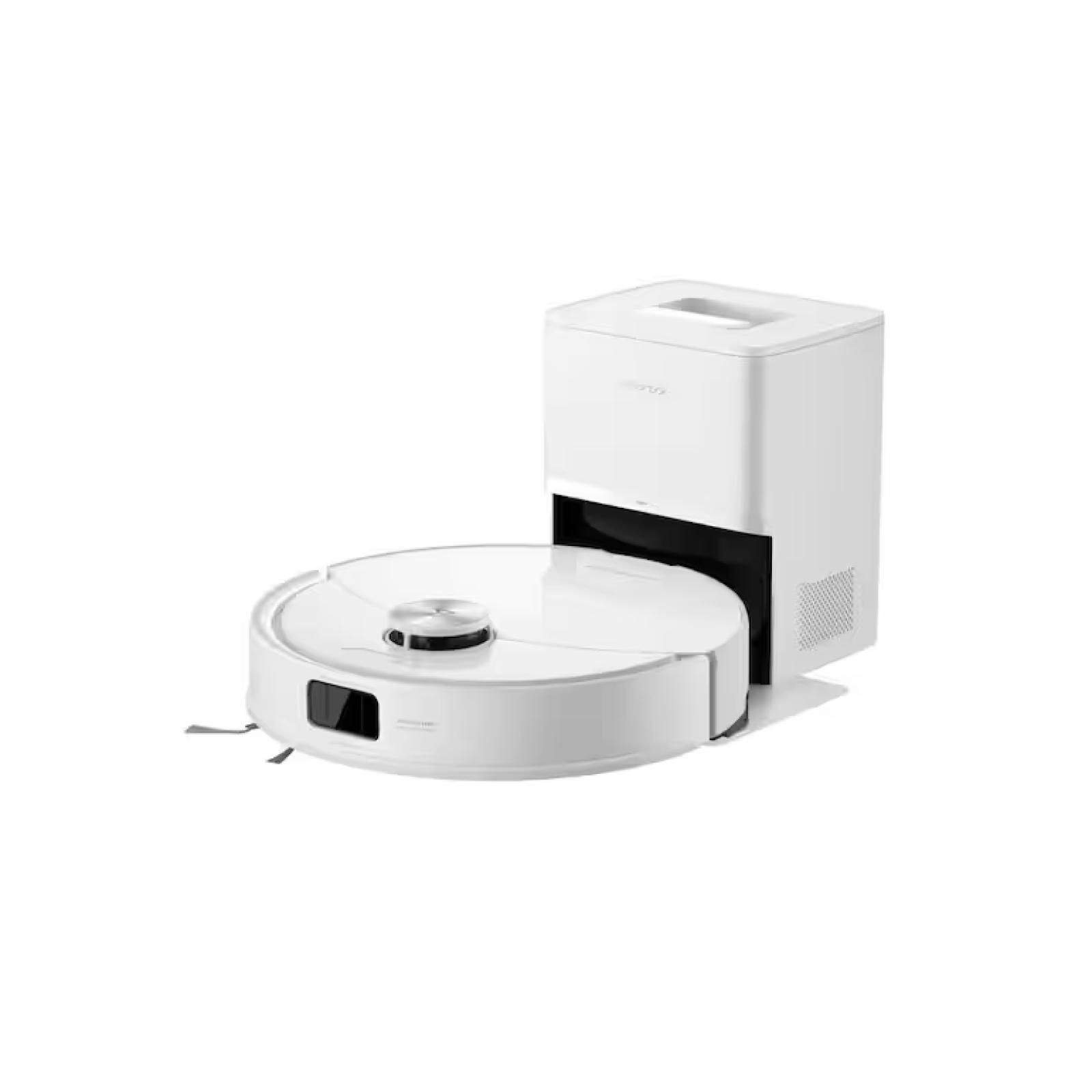 NEW! - Roborock Q10 VFS+ 13. 9 in. Robotic Vacuum and Mop with Smart Navigation Auto Lifting Mop Multi-Surface in White