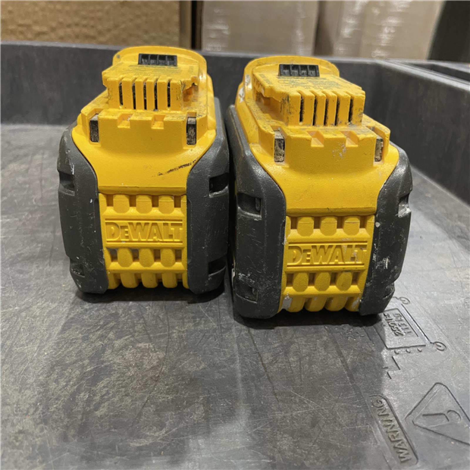 AS-IS DEWALT FLEXVOLT 20-Volt/60-Volt MAX Lithium-Ion 6.0Ah Battery Pack (2-Pack)