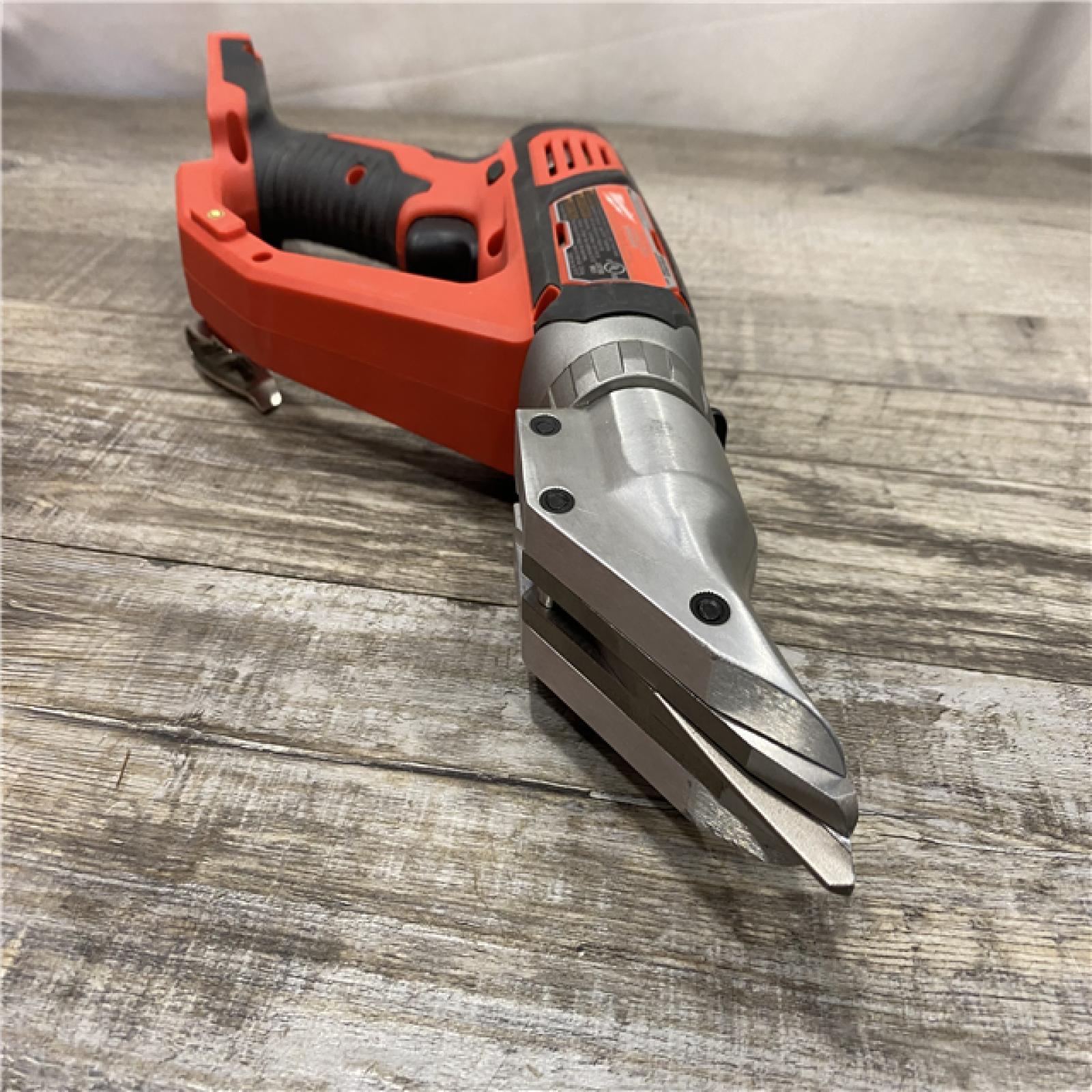 AS-IS Milwaukee 18-Volt Lithium-Ion Cordless 18-Gauge Double Cut Metal Shear (Tool-Only)