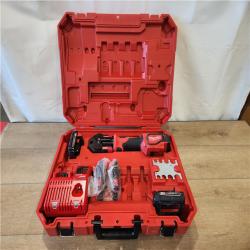 AS-IS- MILWAUKEE M18 Short Throw Press Tool Kit with PEX Crimp Jaws
