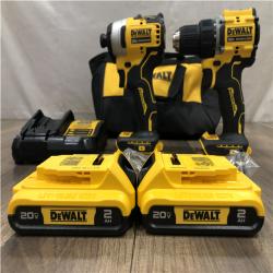 AS-IS DEWALT ATOMIC 20-Volt MAX Lithium-Ion Cordless Combo Kit