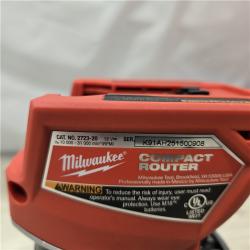 AS-IS Milwaukee M18 FUEL Compact Router (Tool-Only)