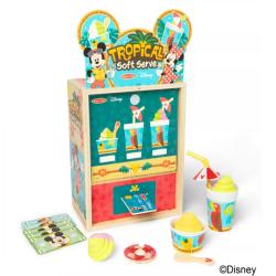 DALLAS LOCATION - NEW! BULLSEYE Melissa & Doug Disney Tropical Soft Serve Ice Cream Wooden Play Food Set PALLET-(96 UNITS)