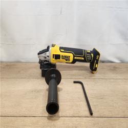 AS-IS- DEWALT 20V XR Cordless 4-1/2. in. to 5 in. Variable Speed Angle Grinder (Tool Only)