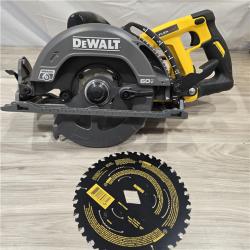 LIKE NEW! - DEWALT FLEXVOLT 60V MAX Cordless Wormdrive Style Circular Saw (Tool Only)