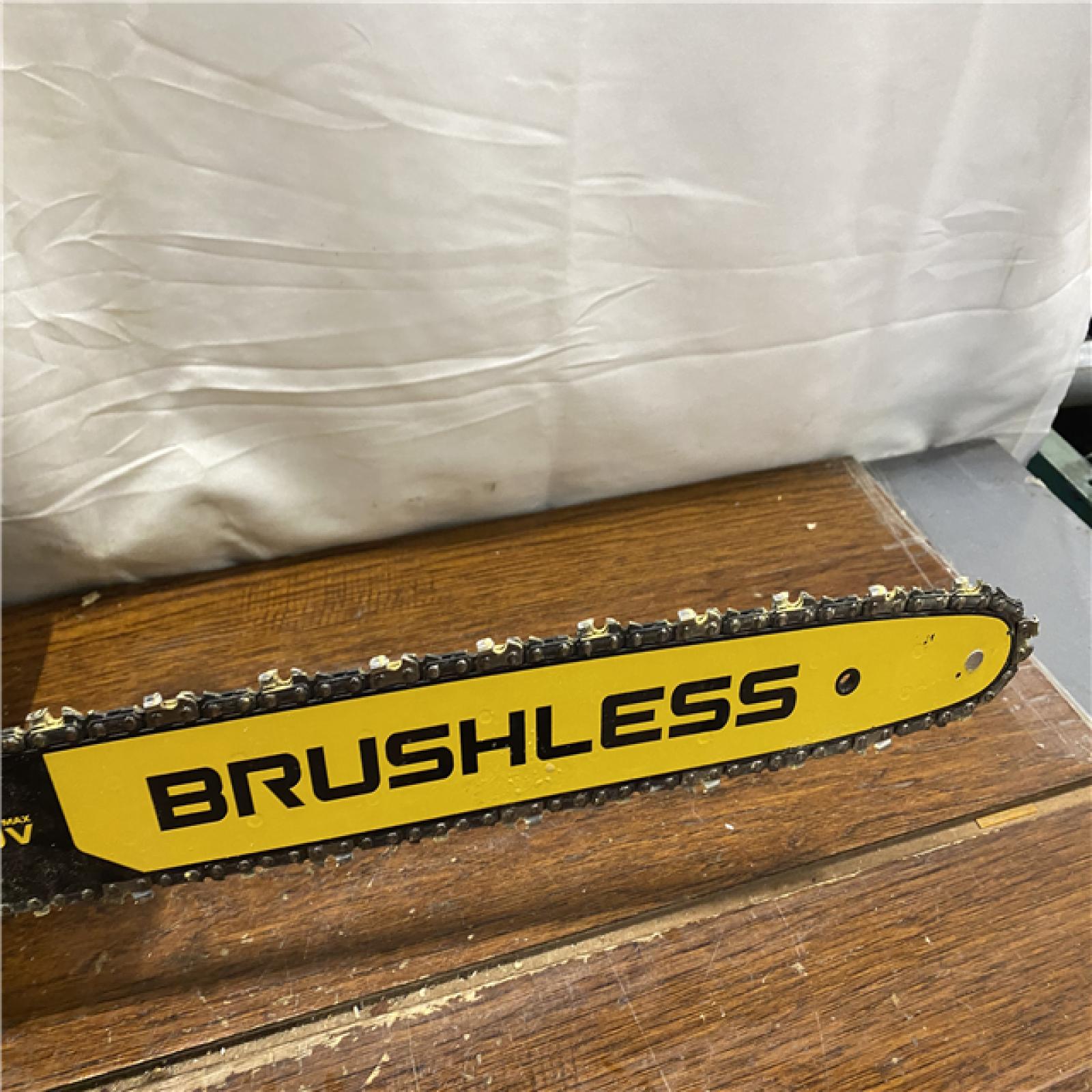 AS-IS DEWALT DCCS672B FLEXVOLT 60V MAX Brushless Cordless 18 Chainsaw (Tool Only)