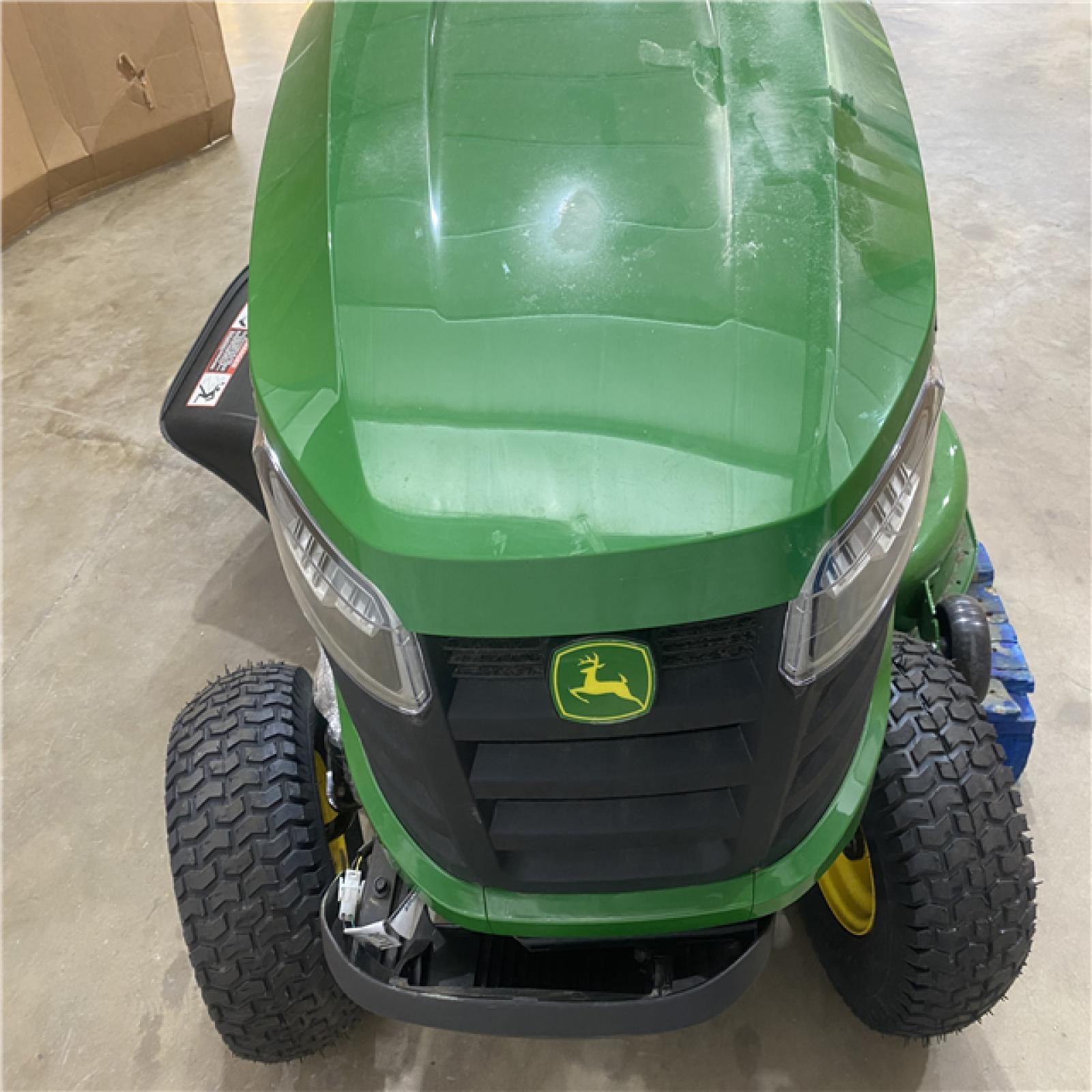 Houston Location - AS-IS Outdoor Power Equipment JOHN DEERE S100 42 INCH SIT DOWN MOWER