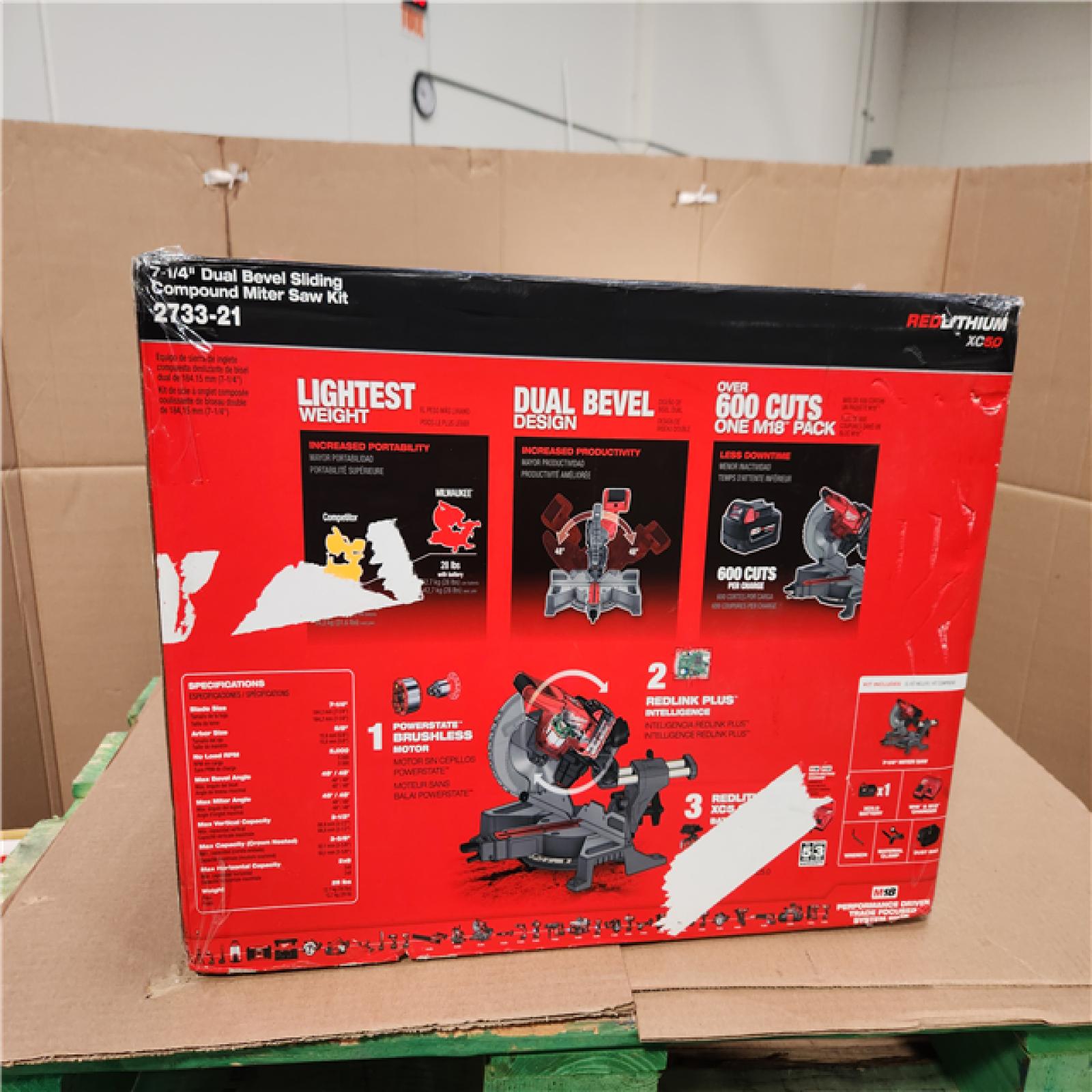 CALIFORNIA NEW 7 1/4 DUAL BEVEL SLIDING COMPOUND MITER SAW KIT