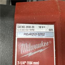 AS-IS Milwaukee FUEL 18V Lithium-Ion Cordless 7-1/4 in. Rear Handle Circular Saw (Tool-Only)