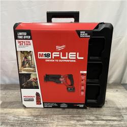 NEW - Milwaukee FUEL18V Lithium-Ion Brushless Cordless SAWZALL Reciprocating Saw Kit with PACKOUT Tool-Box