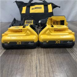 AS-IS DEWALT 20V XR Lithium-Ion Cordless Brushless 1/2 in. Drill/Driver Kit