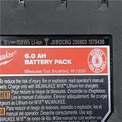 AS-IS Milwaukee 18-Volt Lithium-Ion High Output Battery Starter Kit with Two 6.0 Ah Battery and Charger