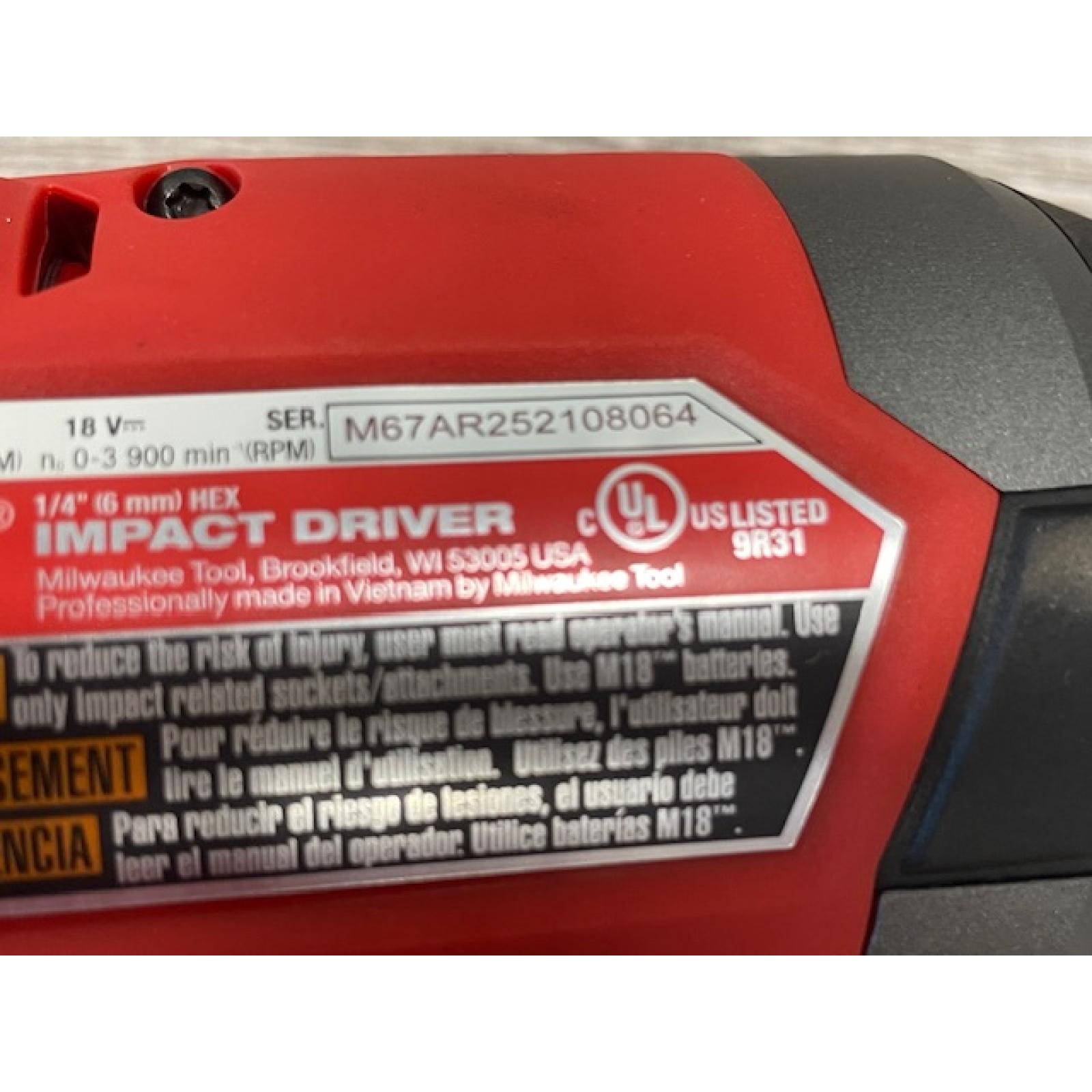 AS-IS Milwaukee FUEL 18V Lithium-Ion Brushless Cordless Hammer Drill and Impact Driver Combo Kit