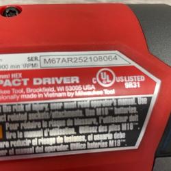 AS-IS Milwaukee FUEL 18V Lithium-Ion Brushless Cordless Hammer Drill and Impact Driver Combo Kit