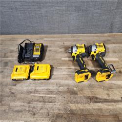 HOUSTON LOCATION - AS-IS DEWALT 2 TOOL COMBO KIT W/ (2) BATTERY & CHARGER