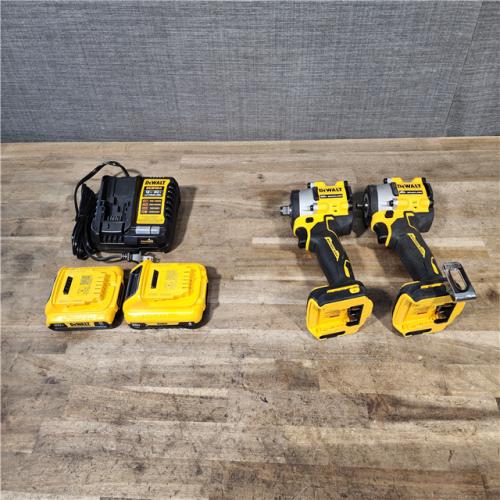 HOUSTON LOCATION - AS-IS DEWALT 2 TOOL COMBO KIT W/ (2) BATTERY & CHARGER