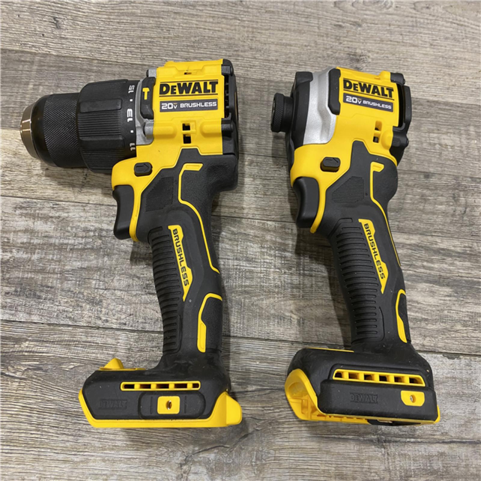 AS-IS DEWALT ATOMIC 20V MAX Lithium-Ion Cordless 2-Tool Combo Kit