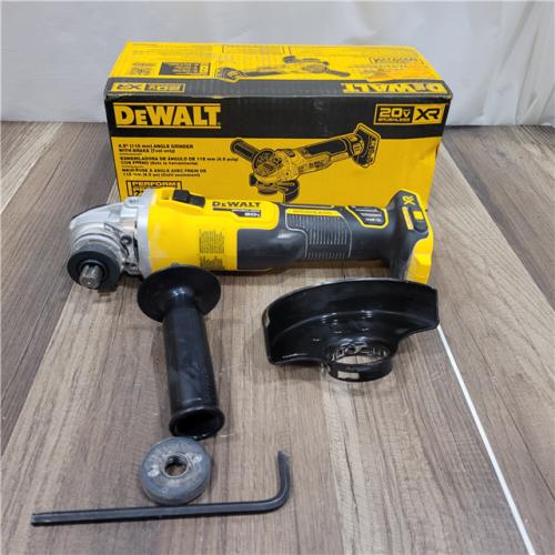 AS-IS DeWalt DCG405B 20V Max XR 4.5-Inch Slide Switch Small Angle Grinder (Tool Only)